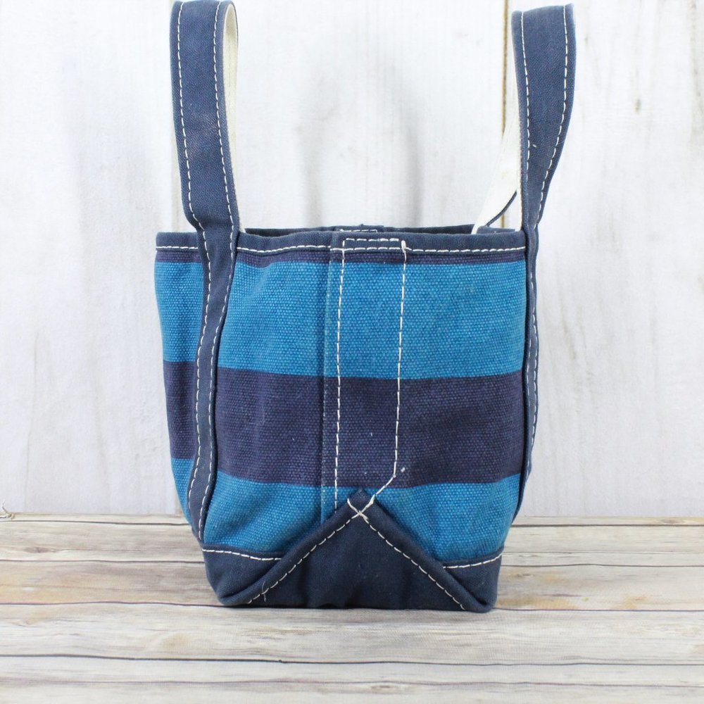 LL BEAN Boat & Tote Canvas Tote Handbag Small - Picture 3 of 9